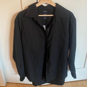Brand new GAP "the big shirt" in black